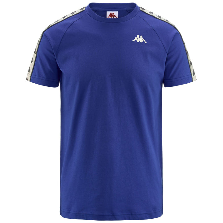 T-ShirtsTop Man 222 BANDA   COEN SLIM T-Shirt BLUE ROYAL-BEIGE-GREY Photo (jpg Rgb)			