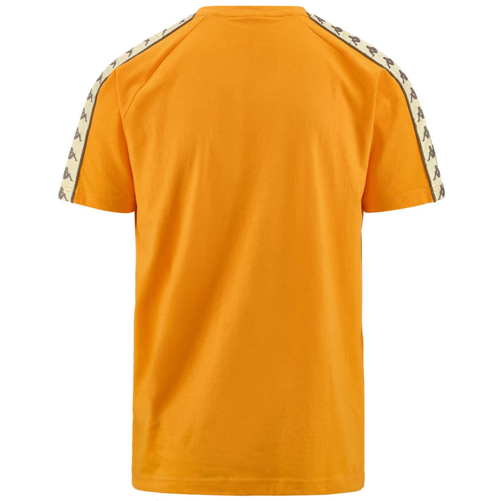 T-ShirtsTop Man 222 BANDA   COEN SLIM T-Shirt ORANGE-BEIGE-GREY Dressed Side (jpg Rgb)		