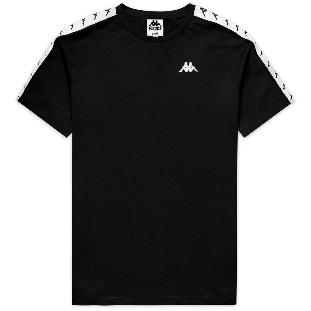 Black Men's Slim Fit Sportswear T-Shirt in Jersey 02