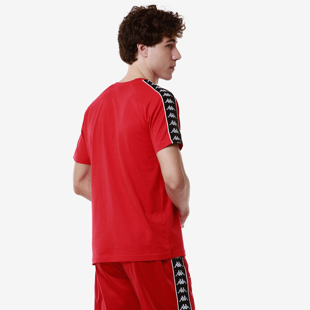 Black Red Men's Street T-Shirt in Cotton main