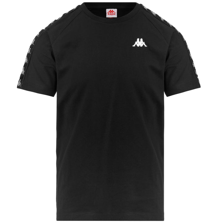 T-ShirtsTop Man 222 BANDA   COEN SLIM T-Shirt BLACK - WHITE Photo (jpg Rgb)			