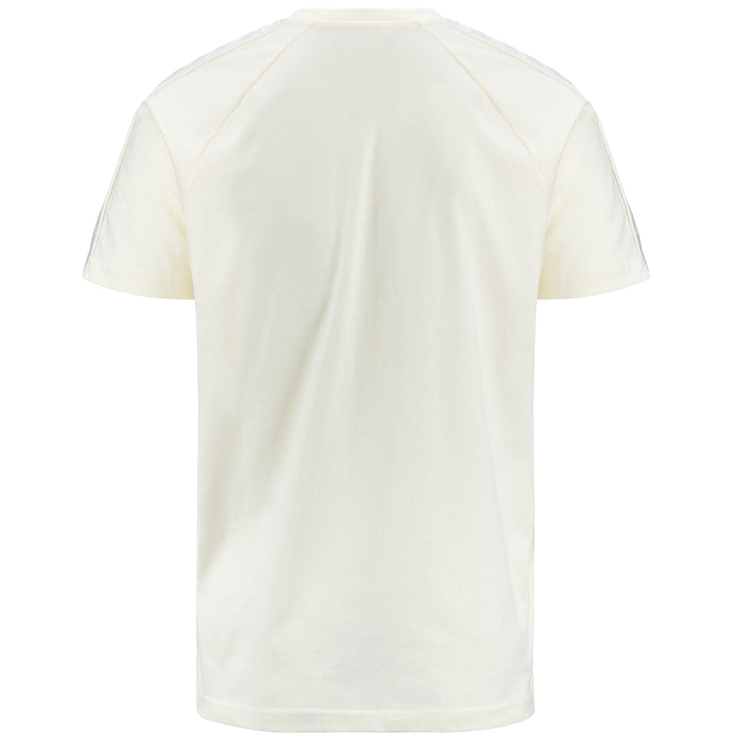 T-ShirtsTop Man 222 BANDA   COEN SLIM T-Shirt WHITE CREAM - WHITE Dressed Side (jpg Rgb)		