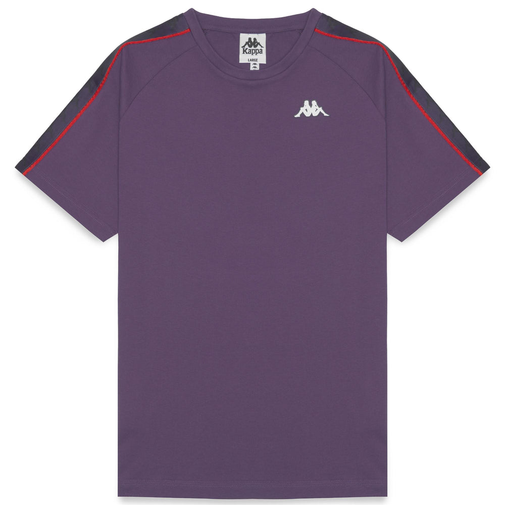 Violet Men's Slim Fit Sportswear T-Shirt in Cotton 02