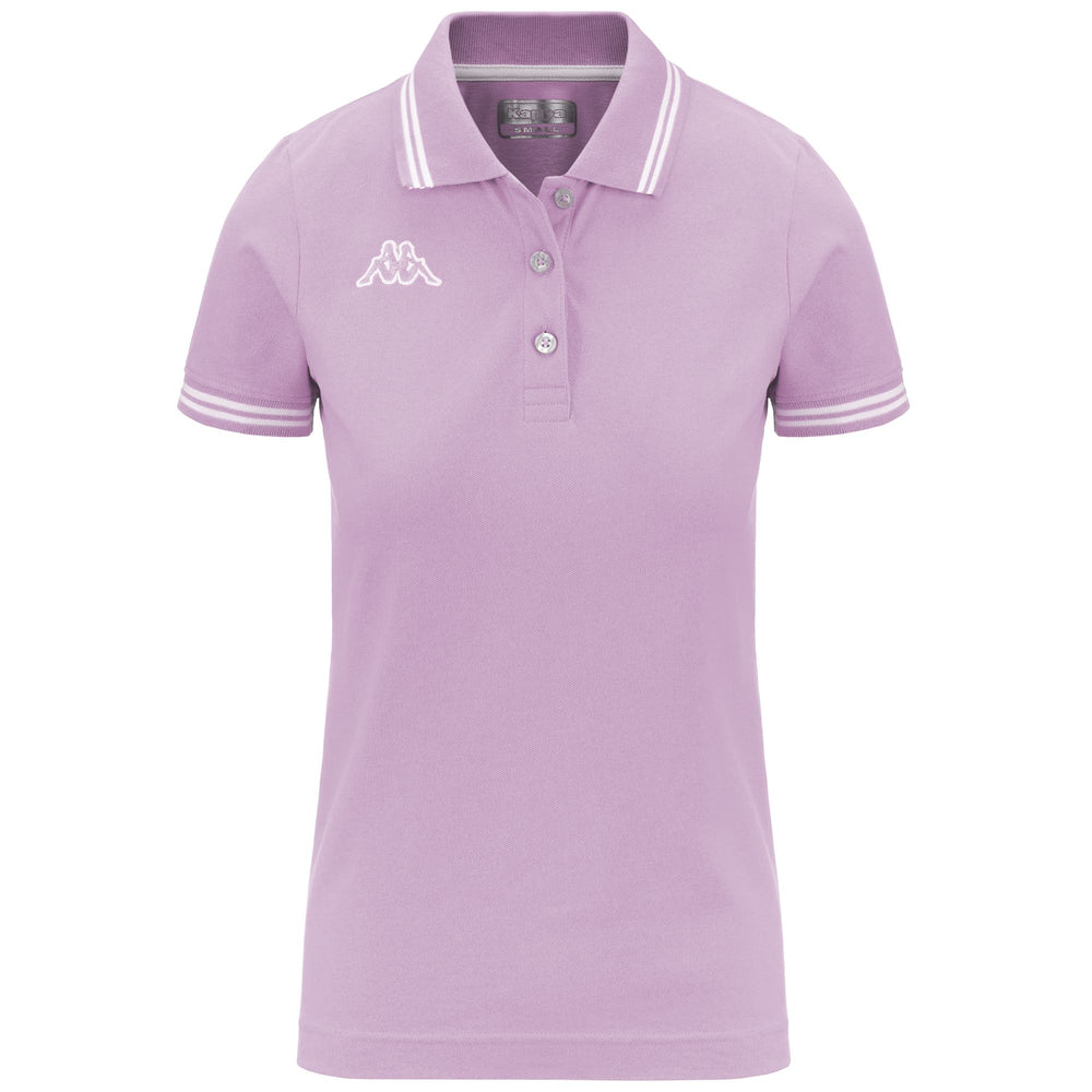 Polo deportivo de algodón en color rosa fragante para mujer. 02