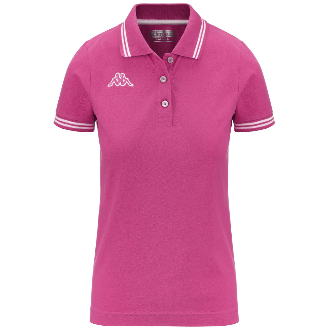 Fuchsia Violet Women's Slim Fit Cotton Polo Shirt main