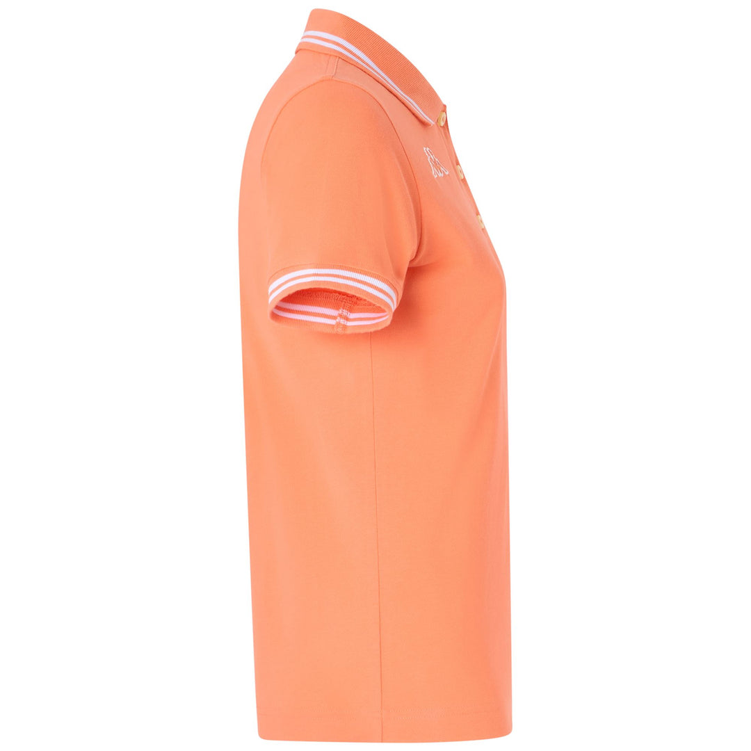 Coral orange Women's Slim Fit Polo Shirt main