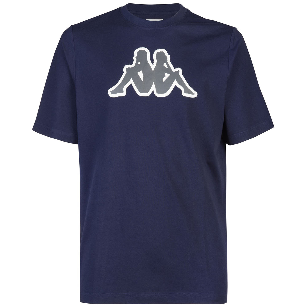 T-ShirtsTop Man LOGO ZOBI T-Shirt BLUE MARINE - GREY SHADOW - WHITE Photo (jpg Rgb)			