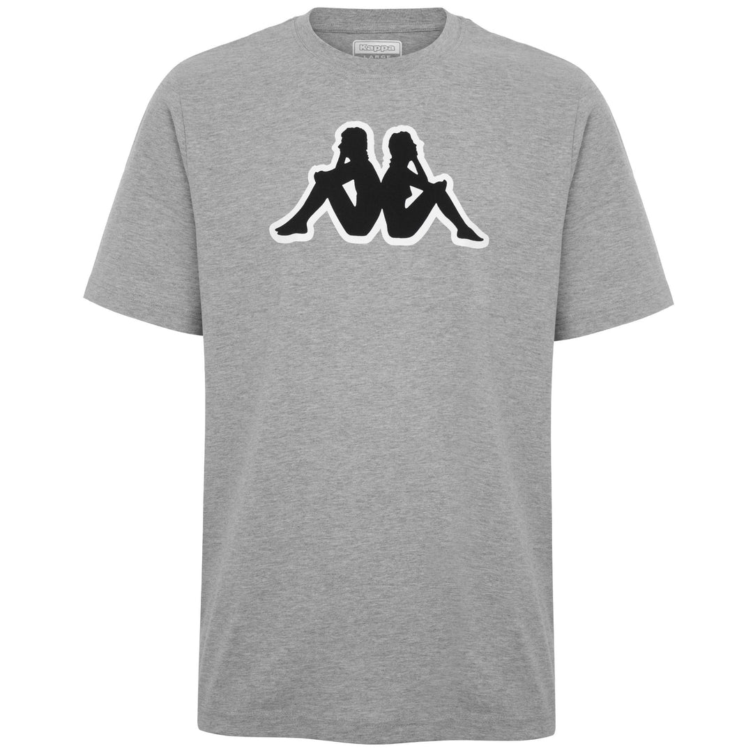 T-ShirtsTop Man LOGO ZOBI T-Shirt MID GREY MEL-BLACK-WHITE Photo (jpg Rgb)			