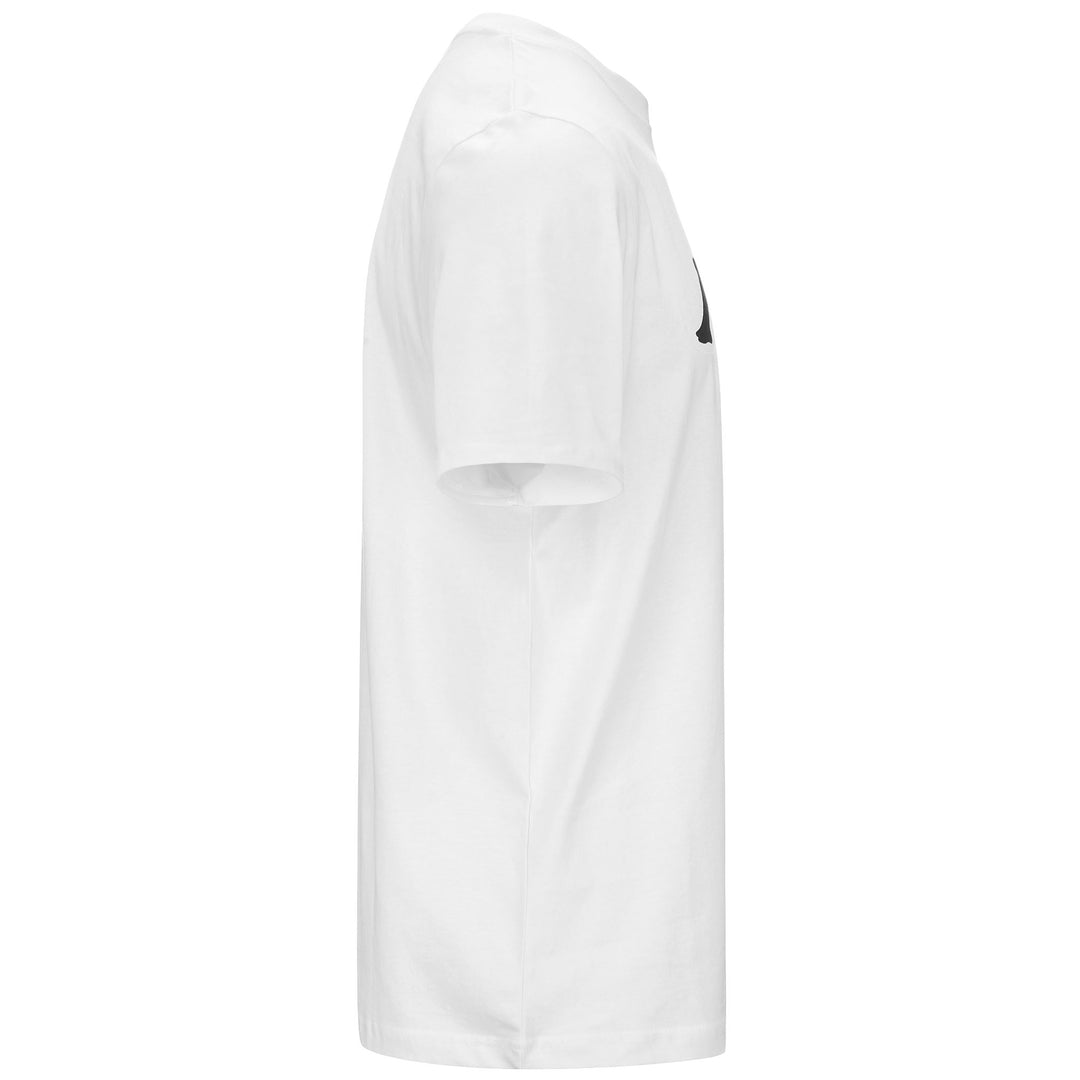 T-ShirtsTop Man LOGO ZOBI T-Shirt WHITE-BLACK Dressed Front (jpg Rgb)	