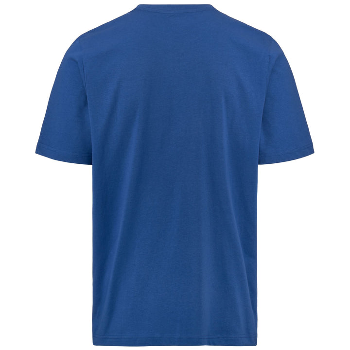 T-ShirtsTop Man LOGO ZOBI T-Shirt BLUE SAPPHIRE - GREY LT LEAD - WHITE Dressed Side (jpg Rgb)		