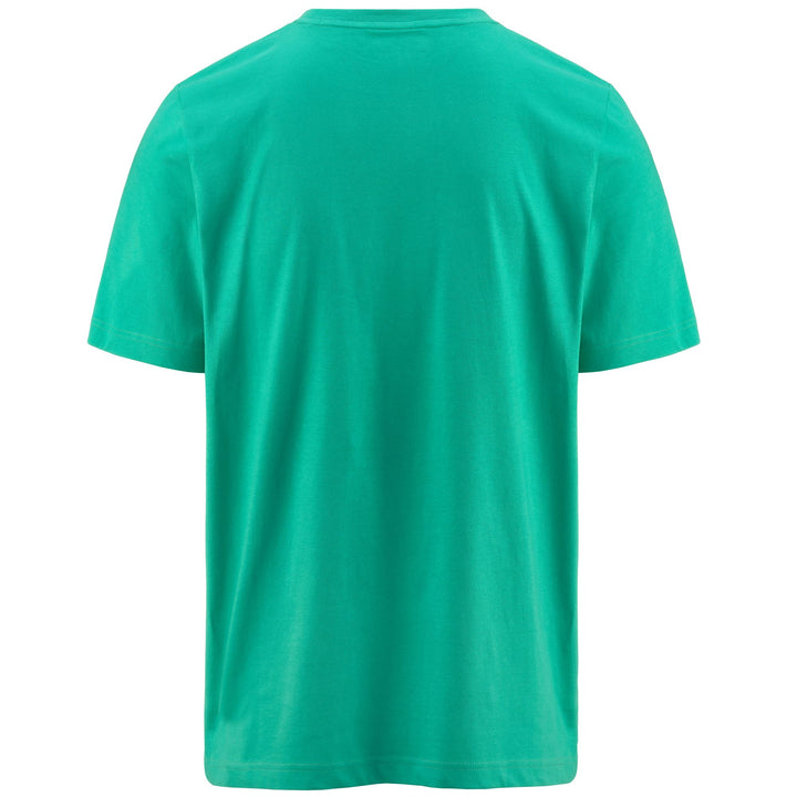 T-ShirtsTop Man LOGO ZOBI T-Shirt GREEN POOL - BLACK - WHITE Dressed Side (jpg Rgb)		
