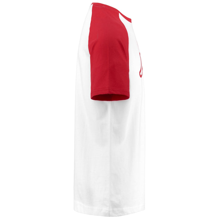 T-ShirtsTop Man LOGO ZOBIRAN T-Shirt WHITE - RED CHINESE Dressed Front (jpg Rgb)	