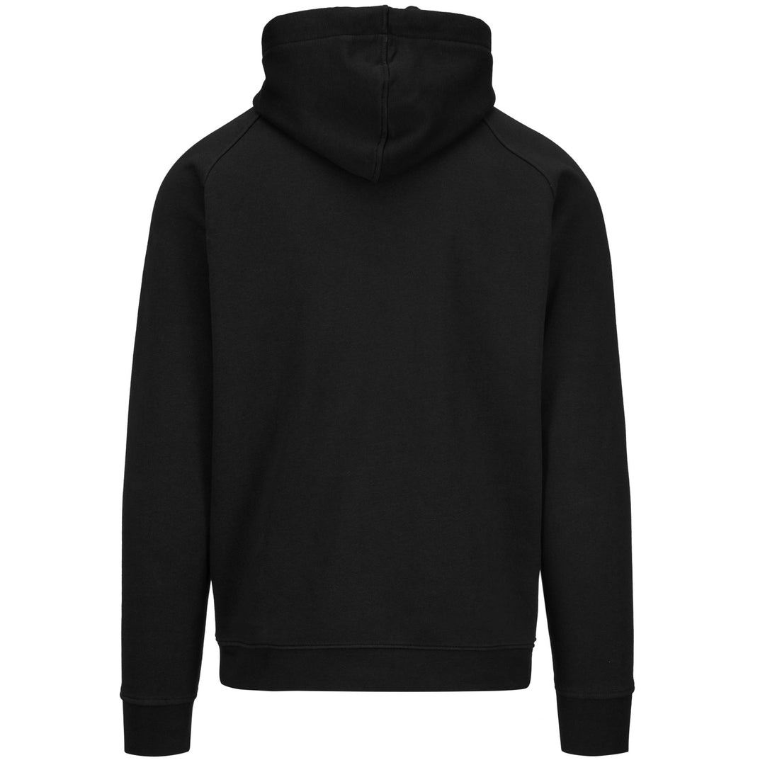 Black Men's Sportstyle Fleece Hoodie with Kangaroo Pocket main