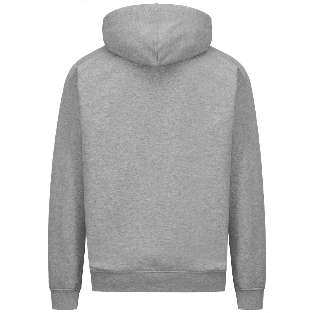 Grey Men's Fleece Hoodie with Kangaroo Pocket main