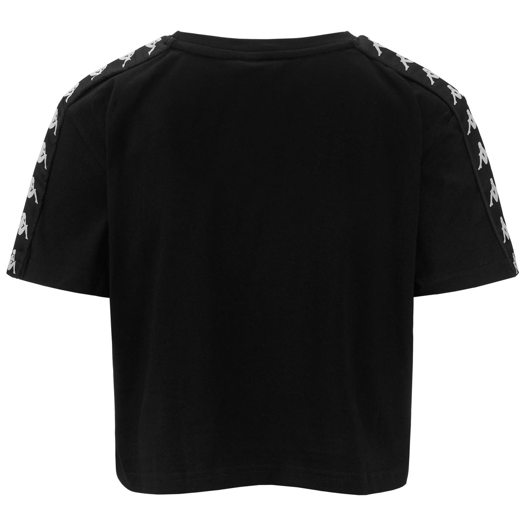 T-ShirtsTop Woman 222 BANDA  APUA T-Shirt BLACK-WHITE Dressed Side (jpg Rgb)		
