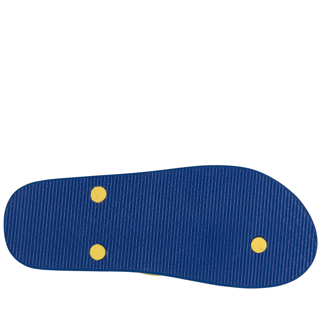 LOGO  MOKER - Chanclas - Tanga - Unisex - Blue Cold-YELLOW BLAZING main