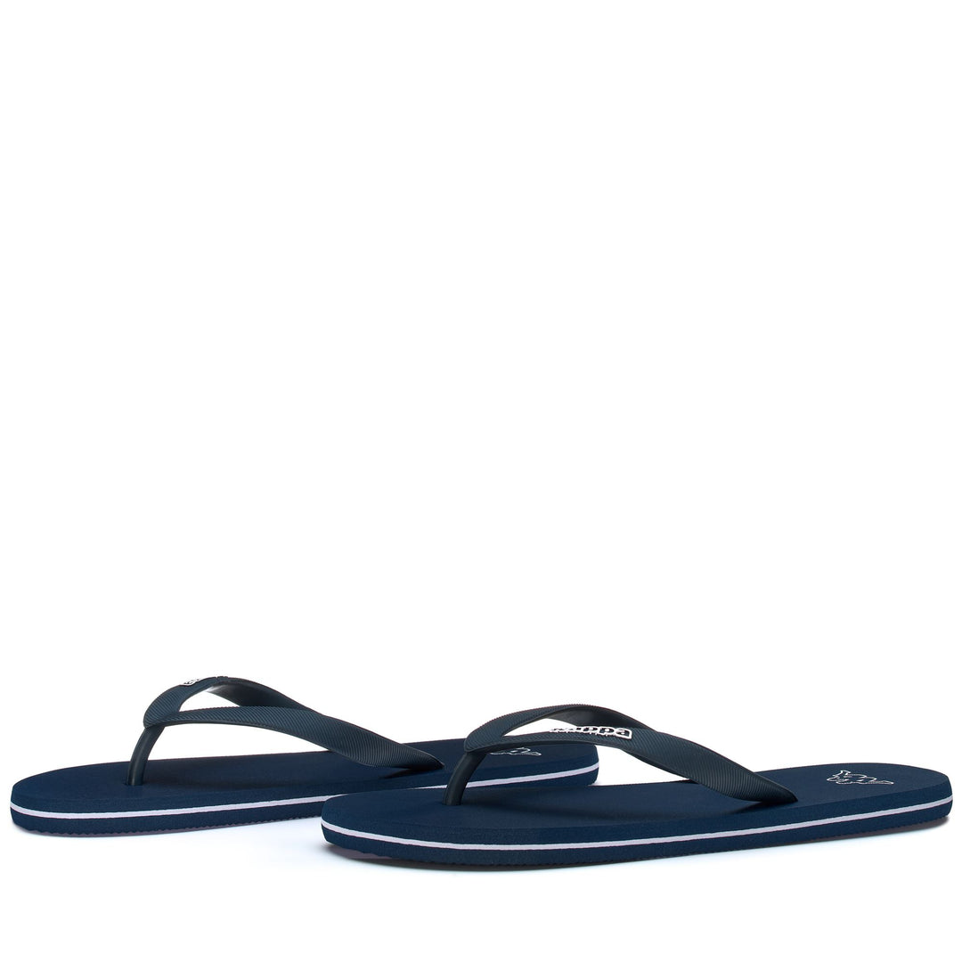 Marine Blue Unisex Swimming Flip-Flops 01