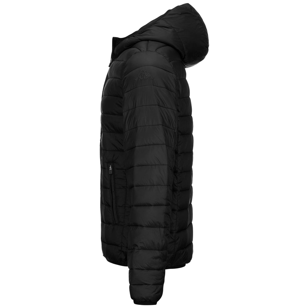 Black Men's Sportstyle Padded Jacket 02