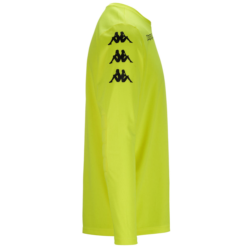 Maillot de gardien de but vert pour homme avec léger rembourrage aux coudes 02