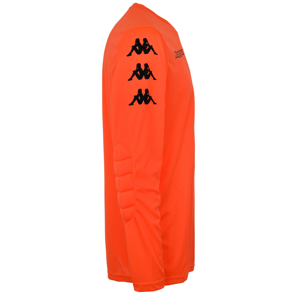 Maillot de gardien de but rouge à manches longues pour homme, en tissu texturé 02