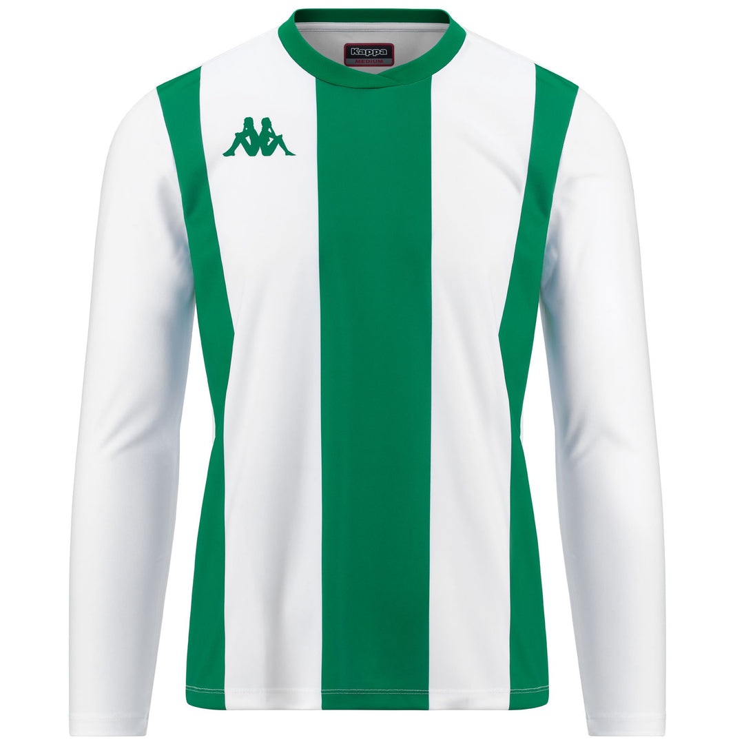 White Men's Regular Fit Soccer Shirt in Interlock Fabric 01