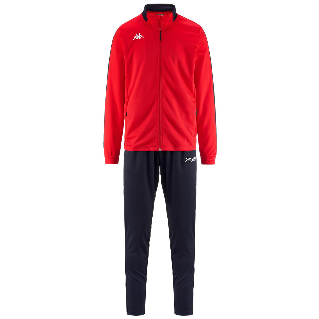 Red Men's Football Tracksuit in Polyester. 01