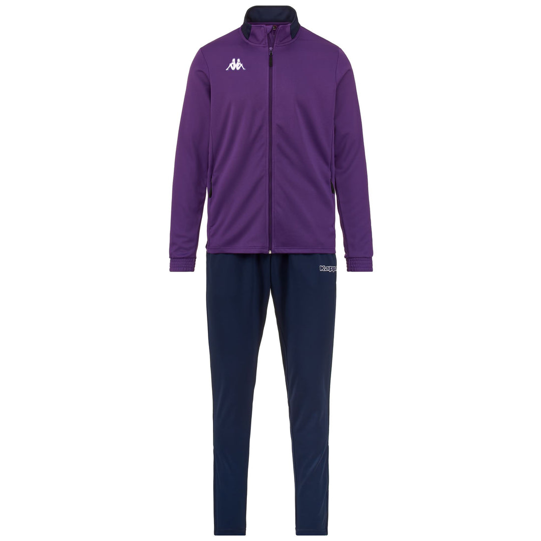 Indigo Violet Men's Football Tracksuit with Slim Fit Design 01
