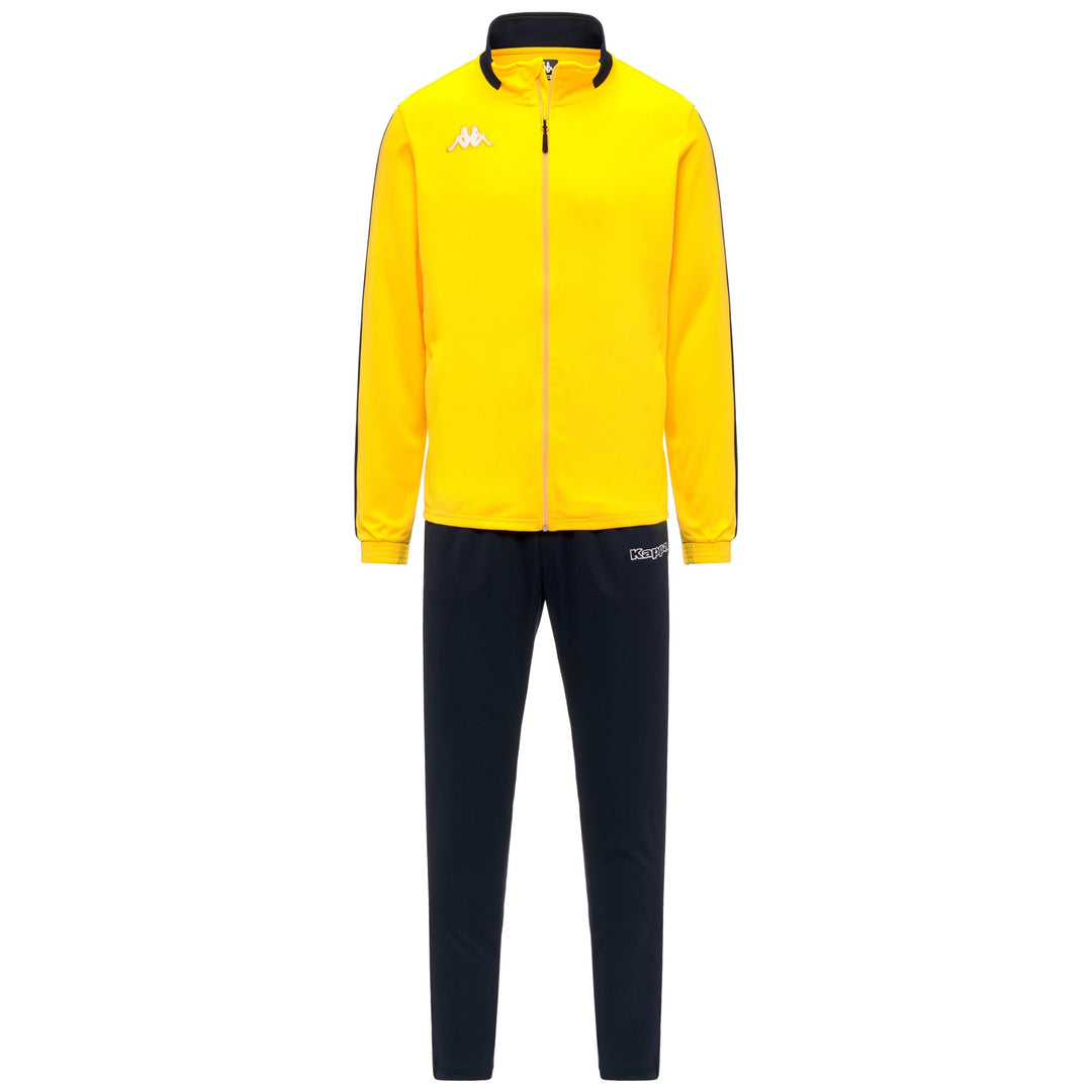 Survêtement de football slim fit pour homme, jaune et bleu 01