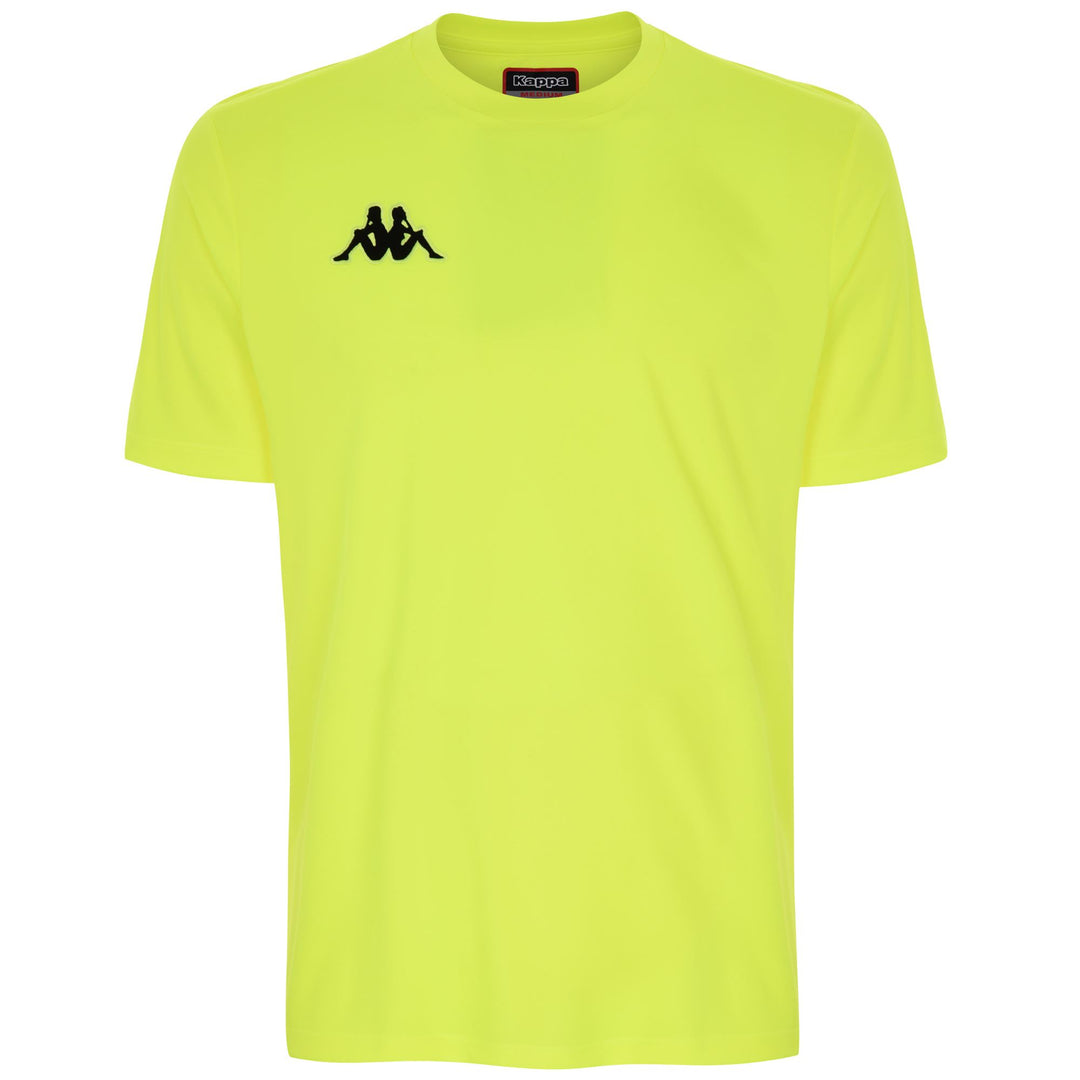 Fluo yellow Men's Training Soccer Shirt 01