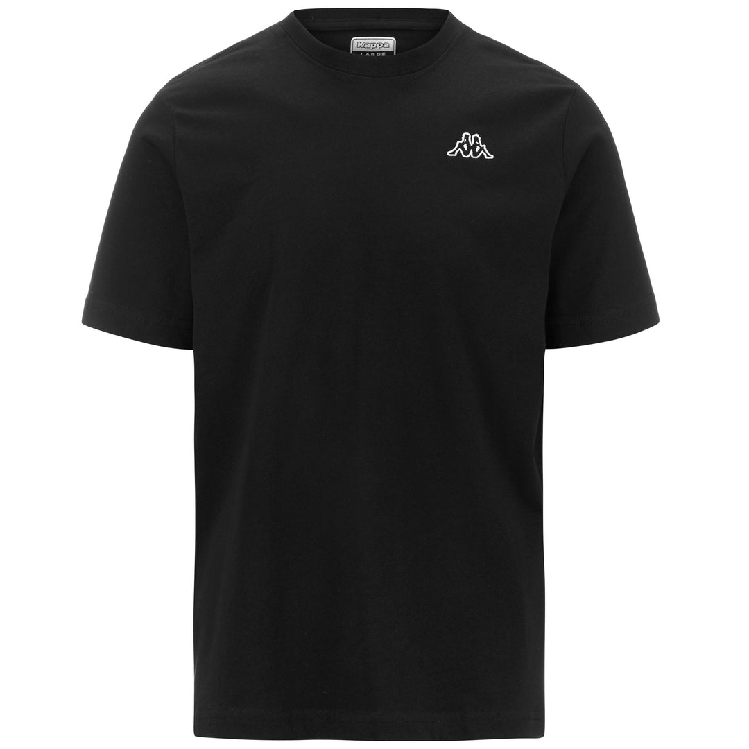 T-shirt de sport noir pour homme, coupe ajustée, en jersey. 01