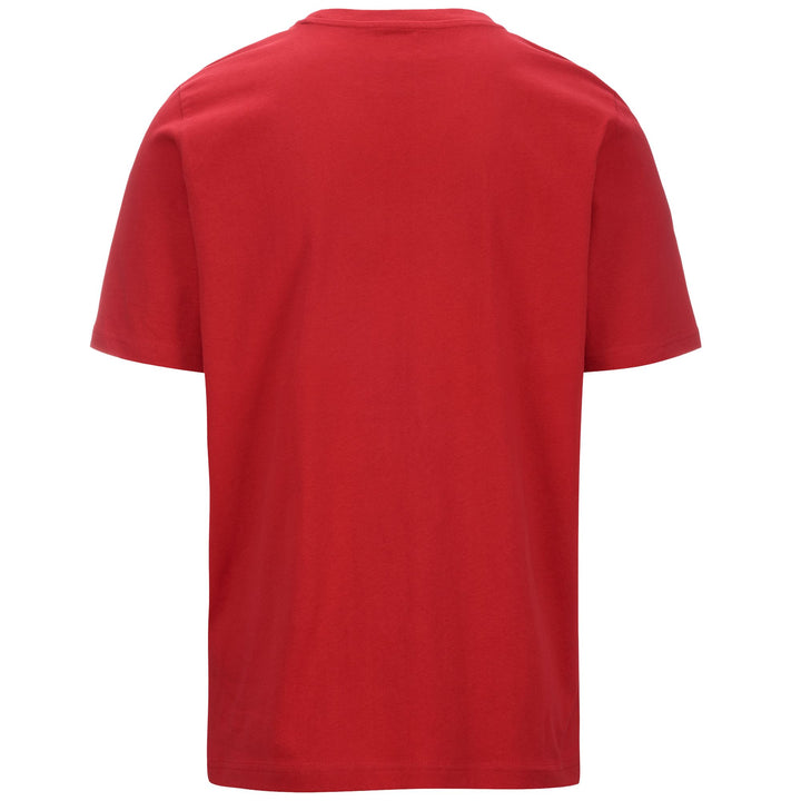 T-ShirtsTop Man LOGO  KORPO CAFERS SLIM T-Shirt RED CHINESE Dressed Side (jpg Rgb)		