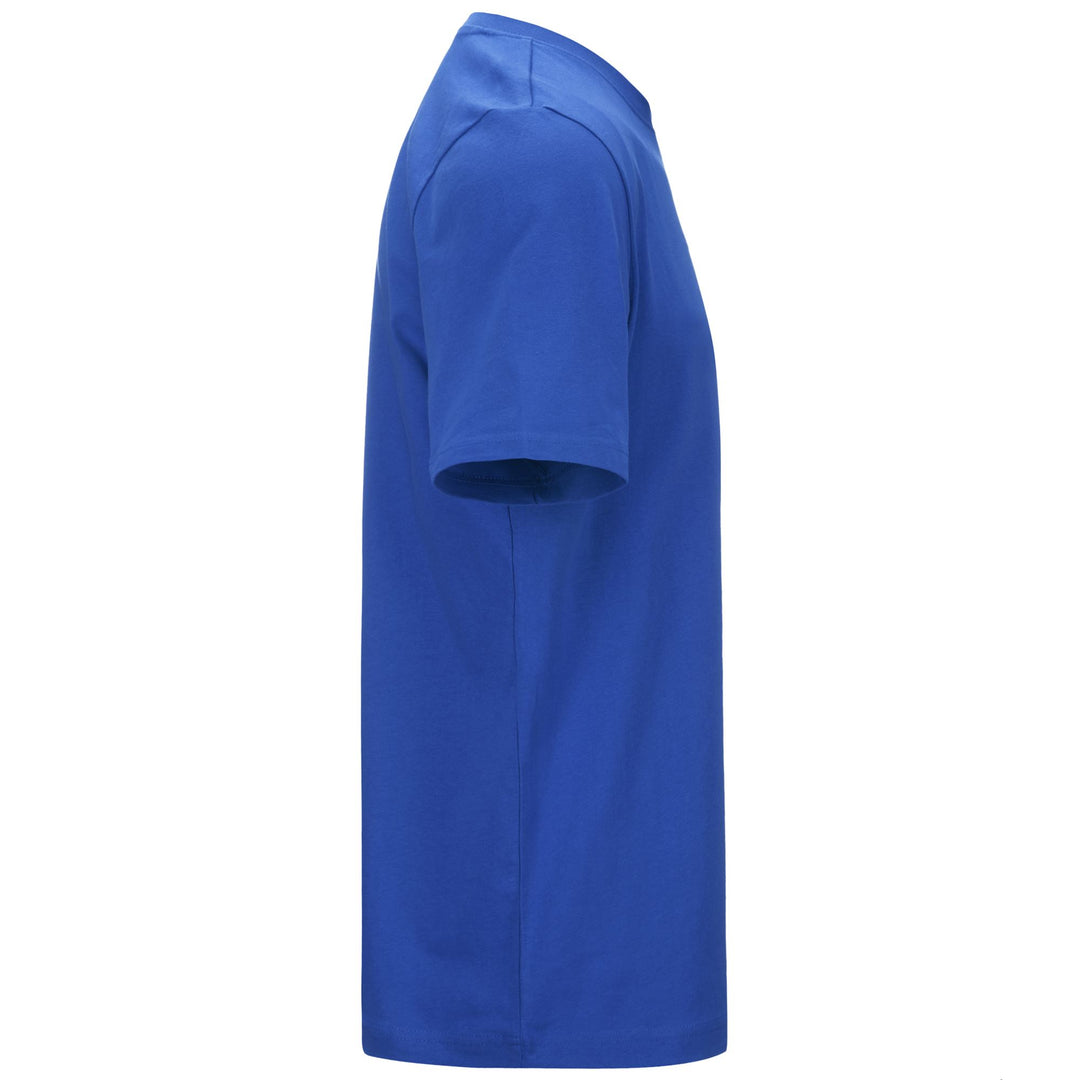 T-ShirtsTop Man LOGO  KORPO CAFERS SLIM T-Shirt BLUE ROYAL Dressed Front (jpg Rgb)	
