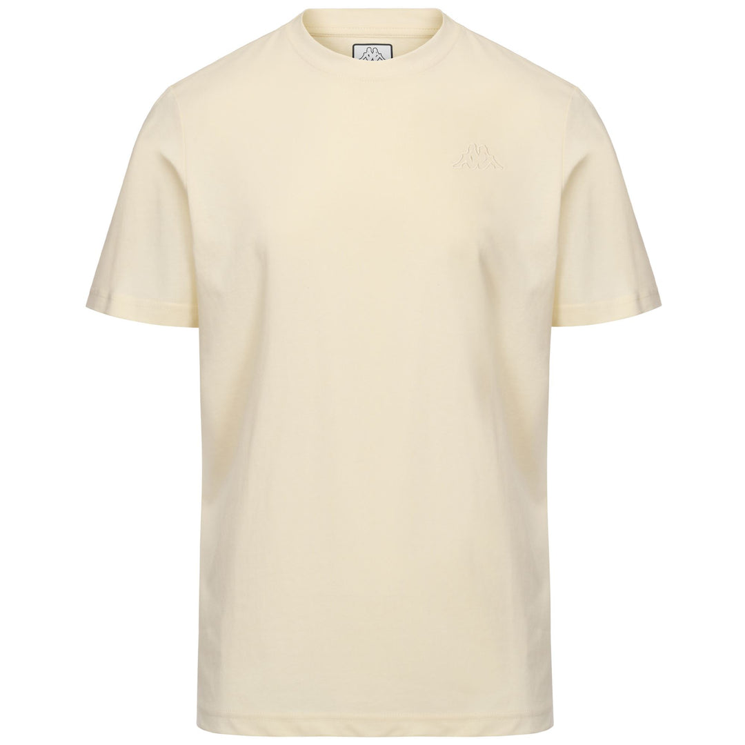 White Men's Slim Fit T-Shirt with Logo 01