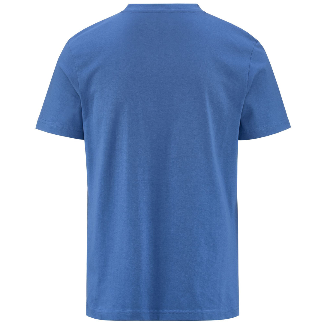 T-ShirtsTop Man LOGO  KORPO CAFERS SLIM T-Shirt BLUE SAPPHIRE Dressed Side (jpg Rgb)		