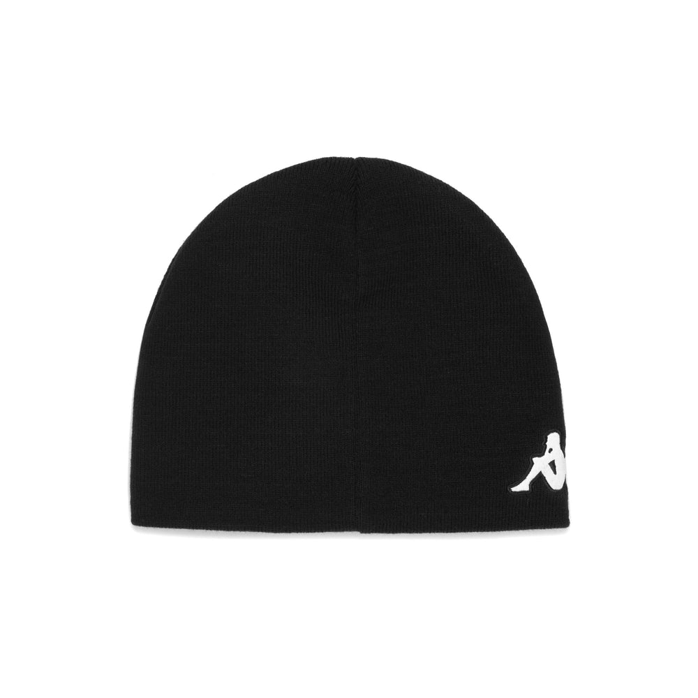 Black Men's Football Beanie Hat 02