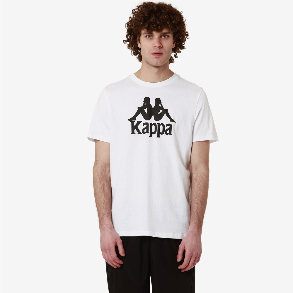 T-ShirtsTop Man AUTHENTIC   ESTESSI T-Shirt WHITE-BLACK Detail (jpg Rgb)			