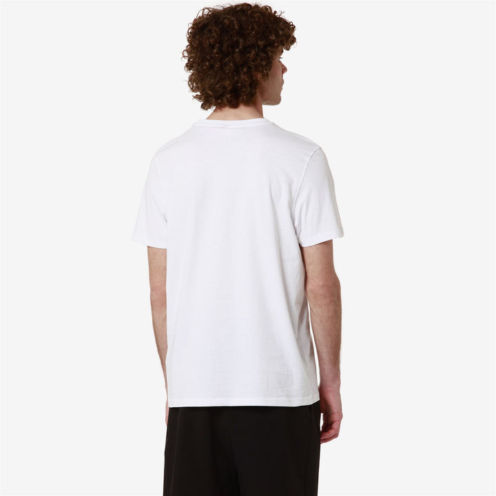 T-ShirtsTop Man AUTHENTIC   ESTESSI T-Shirt WHITE-BLACK Detail Double				