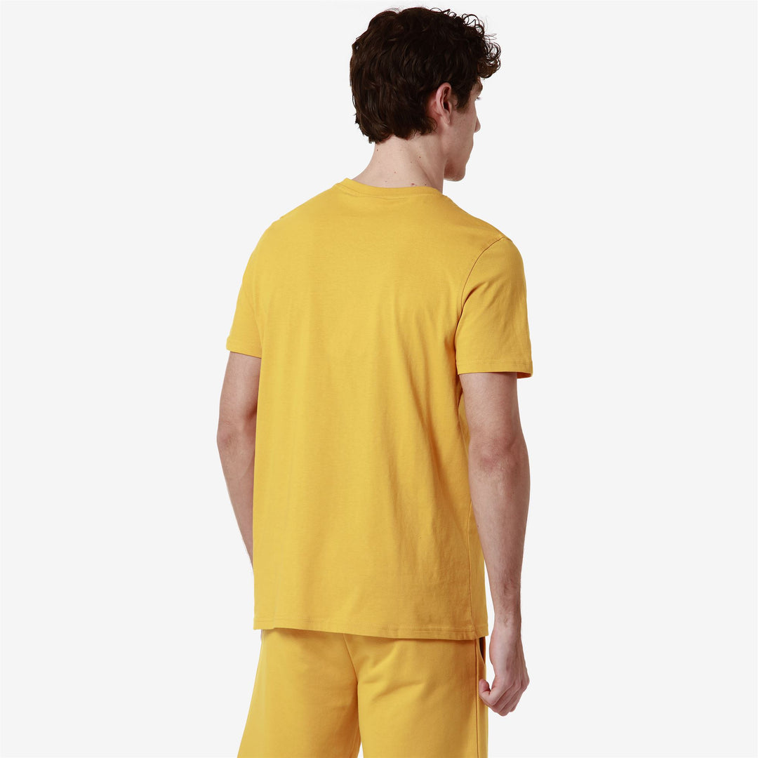 T-ShirtsTop Man AUTHENTIC   ESTESSI T-Shirt YELLOW SUNSET - WHITE BRIGHT Detail Double				