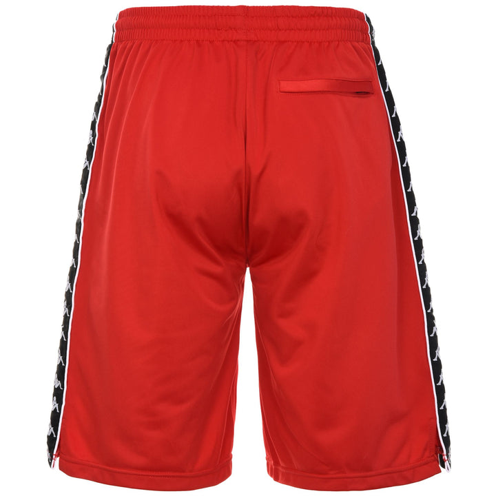 Shorts Man 222 BANDA   TREADWELLZ Sport  Shorts RED-BLACK Dressed Side (jpg Rgb)		