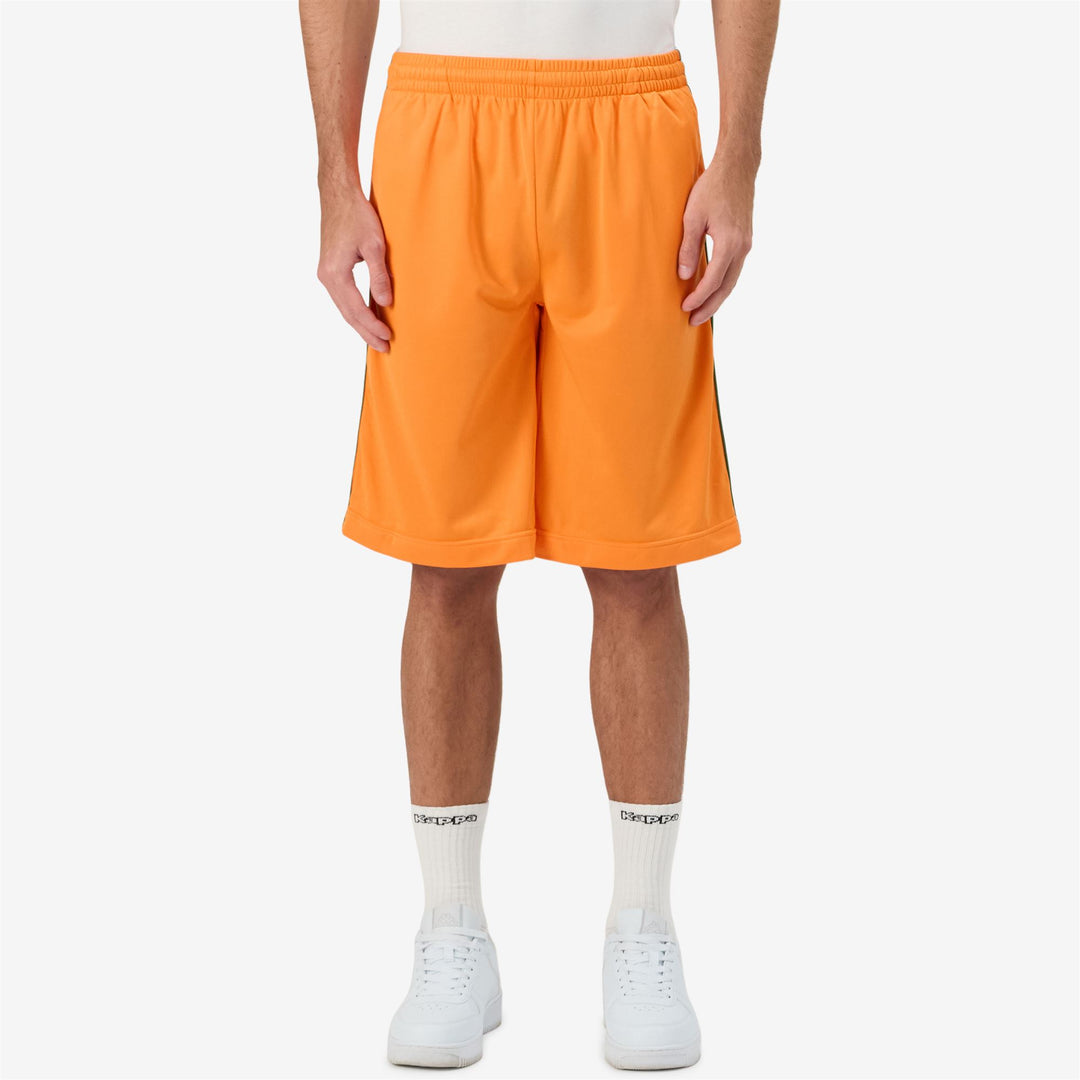 Orange Men's Sport Street Shorts with Pockets main