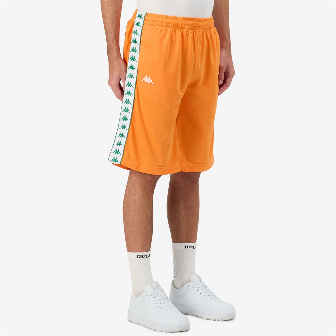 Orange Men's Sport Street Shorts with Pockets main