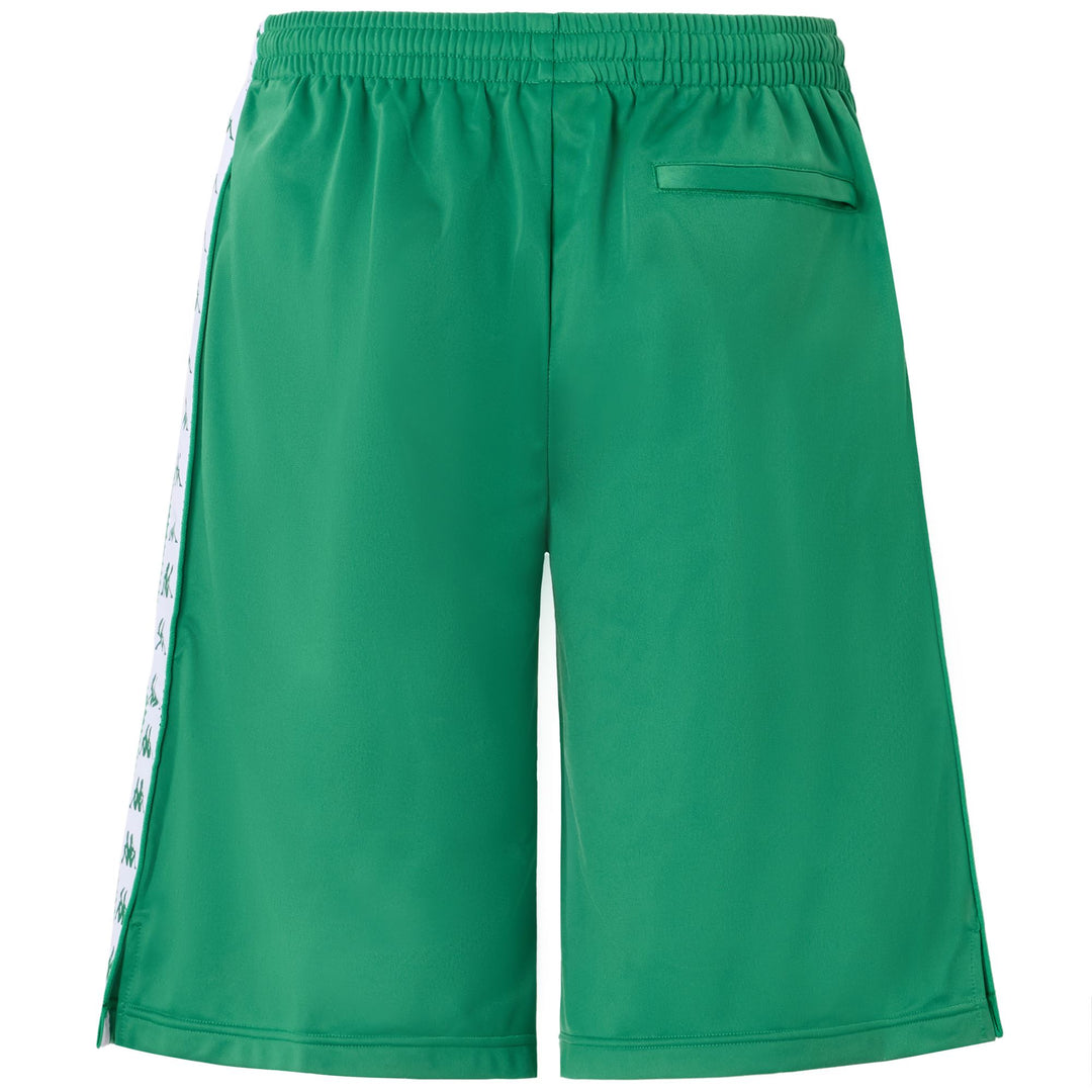 White Green Men's Street Sport Shorts main