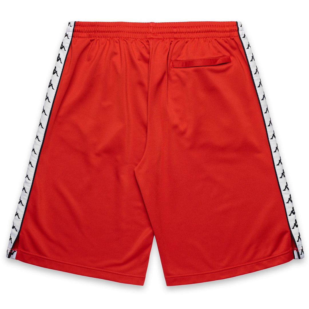 Red Men's Sport Shorts with Elastic Waist and Pockets main