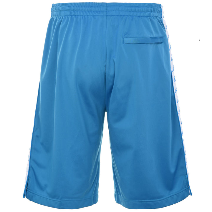 Shorts Man 222 BANDA   TREADWELLZ Sport  Shorts BLUE SMURF-WHITE Dressed Side (jpg Rgb)		