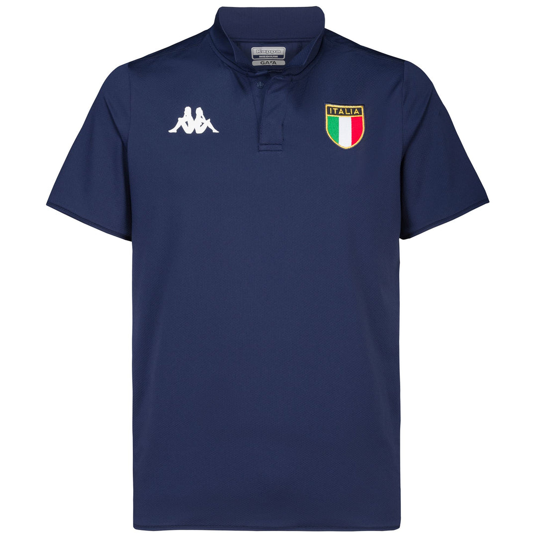 KOMBAT FIG - Active Jerseys - Polo - Uomo - BLUE MARINE-WHITE 01