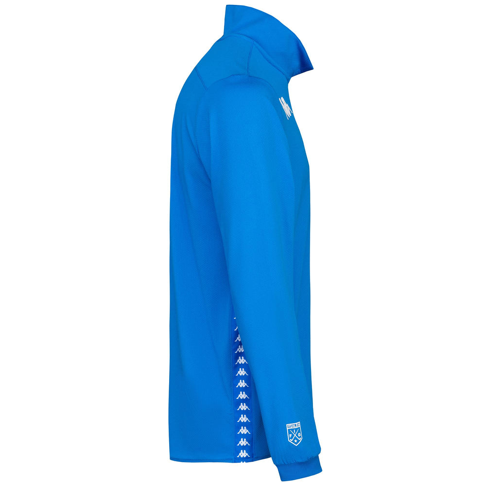 KOMBAT FIG - Active Jerseys - Polo - Uomo - AZZURRO ITALIA-WHITE 02