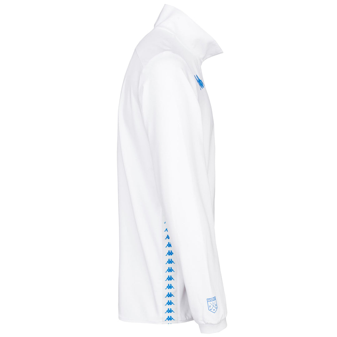 KOMBAT FIG - Active Jerseys - Polo - Uomo - WHITE-AZZURRO ITALIA main