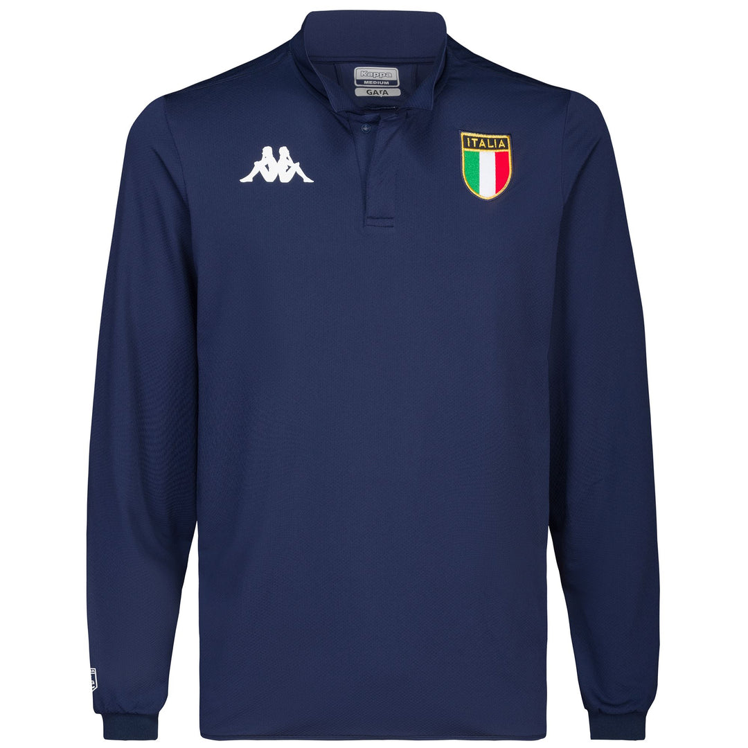 KOMBAT FIG - Active Jerseys - Polo - Uomo - BLUE MARINE-WHITE 01