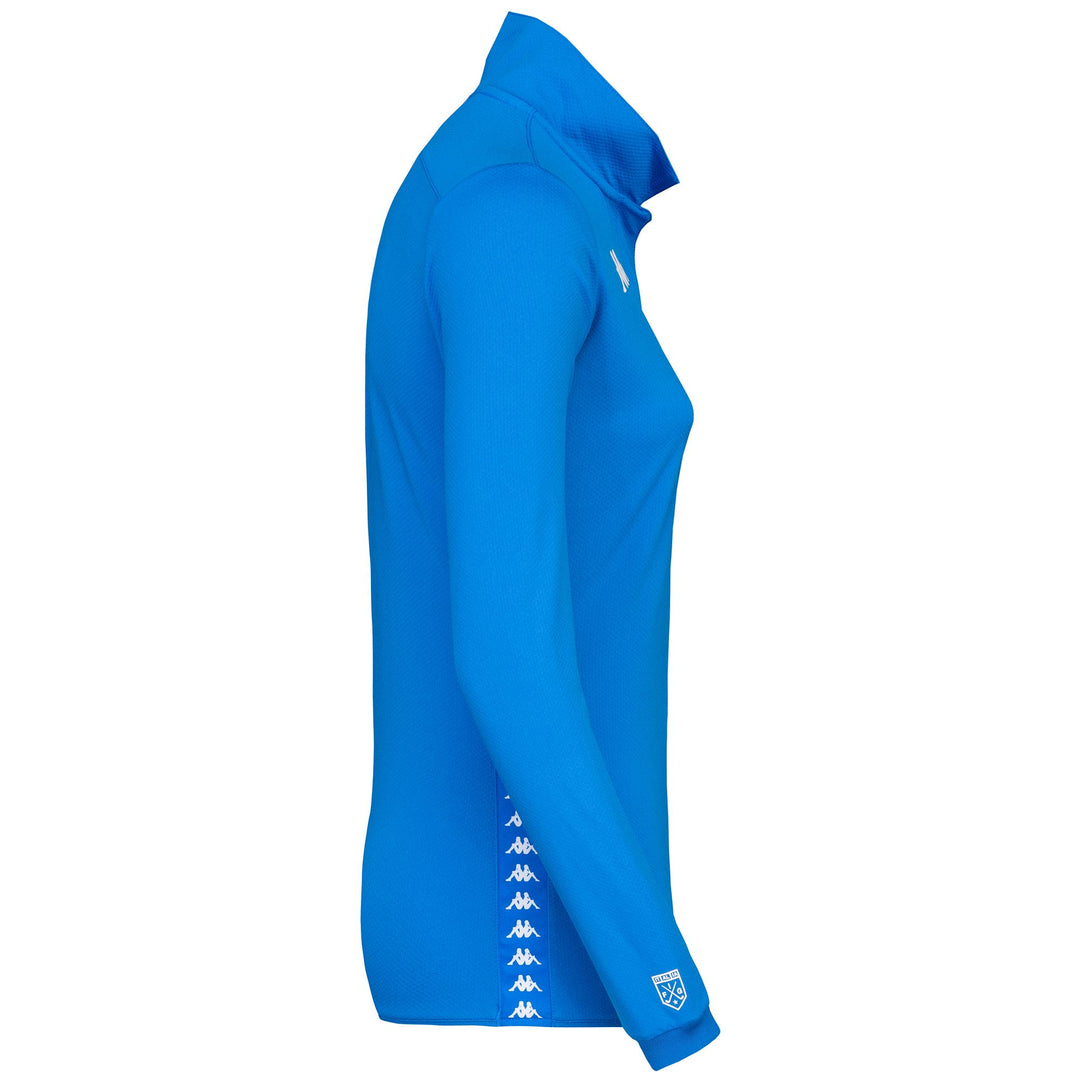 KOMBAT FIG - Active Jerseys - Polo - Donna - AZZURRO ITALIA-WHITE main
