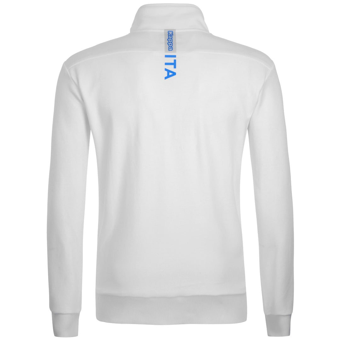 Suéter polar unisex de golf gris ajustado con cremallera main